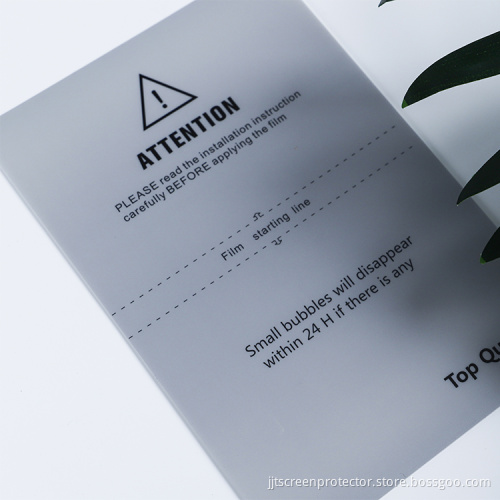 Hydrogel Self-healing Screen Protector